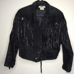 Vintage American Line Suede Motorcycle Jacket